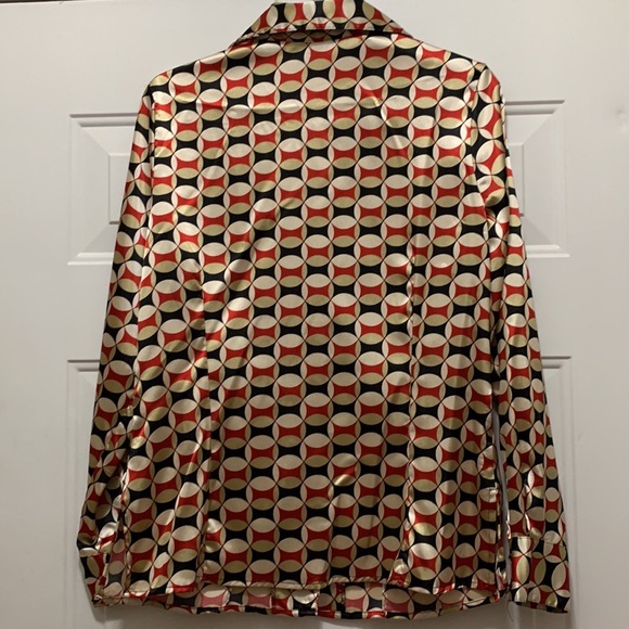 3/$15 Notations size medium button down blouse - Picture 2 of 6